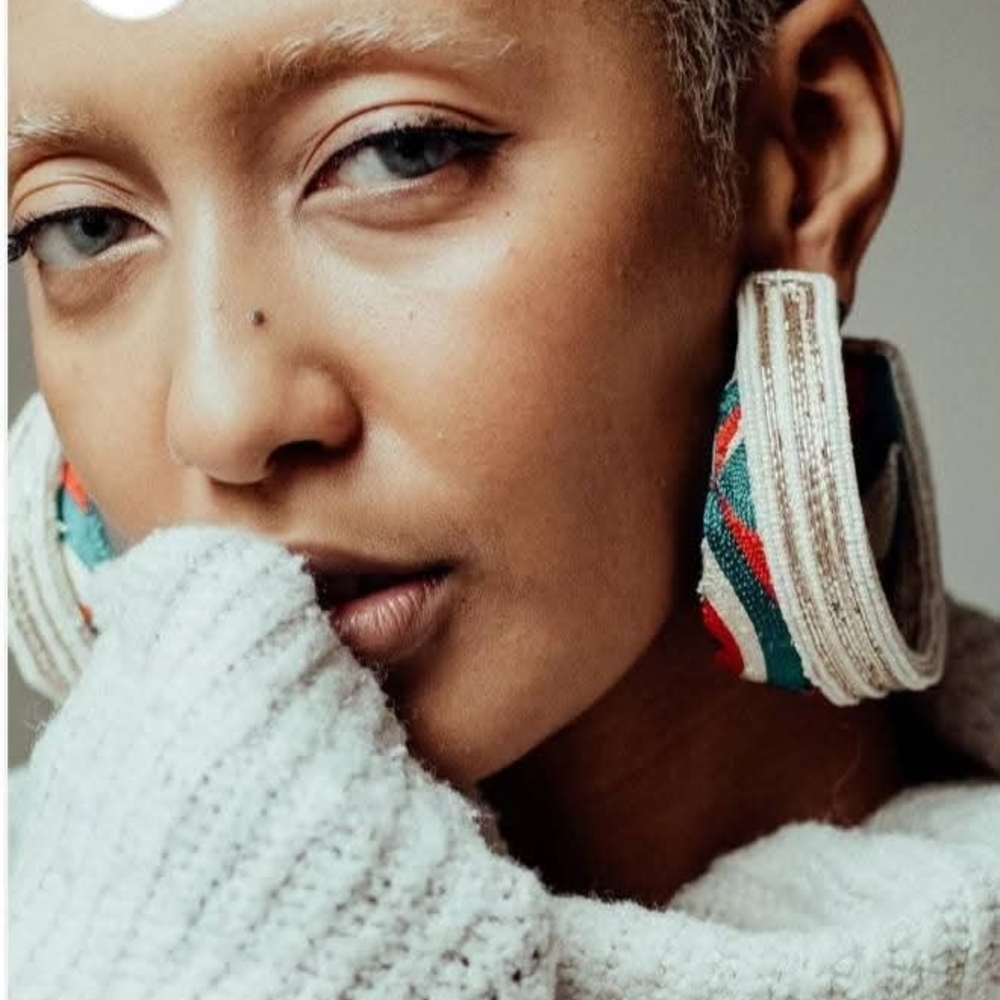 Boho Chic Multicolor Earrings - image 1